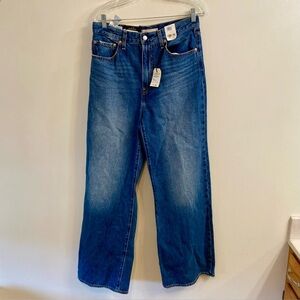 Levi’s Premium Ribcage Wide Leg Jeans Men’s Sz 30x32 Dark Wash NWT Y2K Trendy